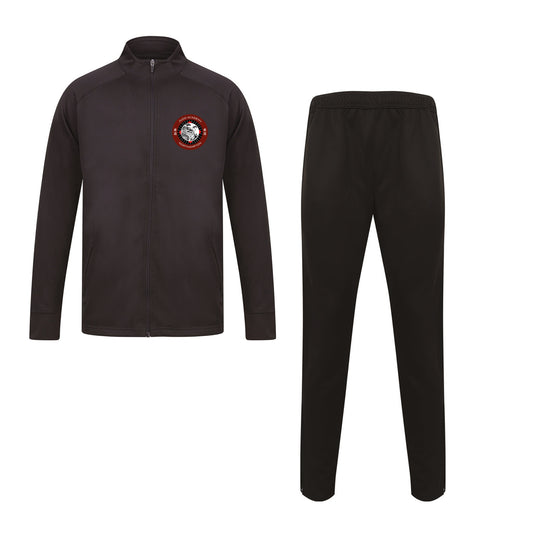 Black sports Tracksuit with Judo Academy Northampton Dragon logo